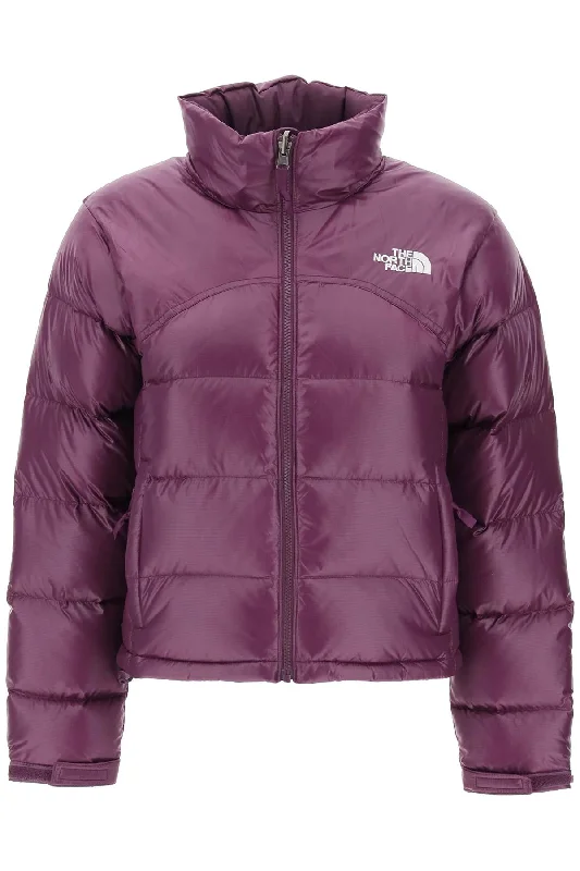 2000 retro nuptse down jacket NF0A831F BLACK CURRANT PURPLE