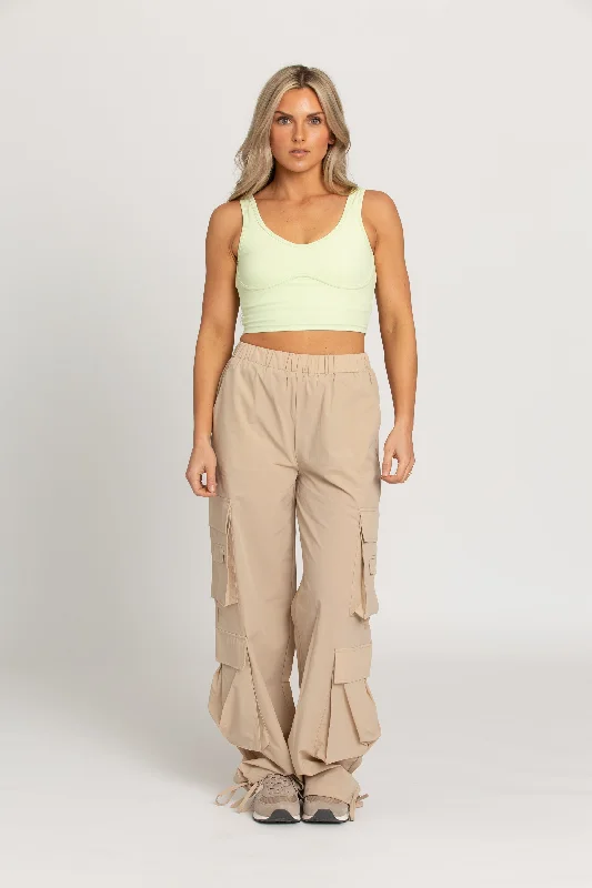 Desert Sand Parachute Pants