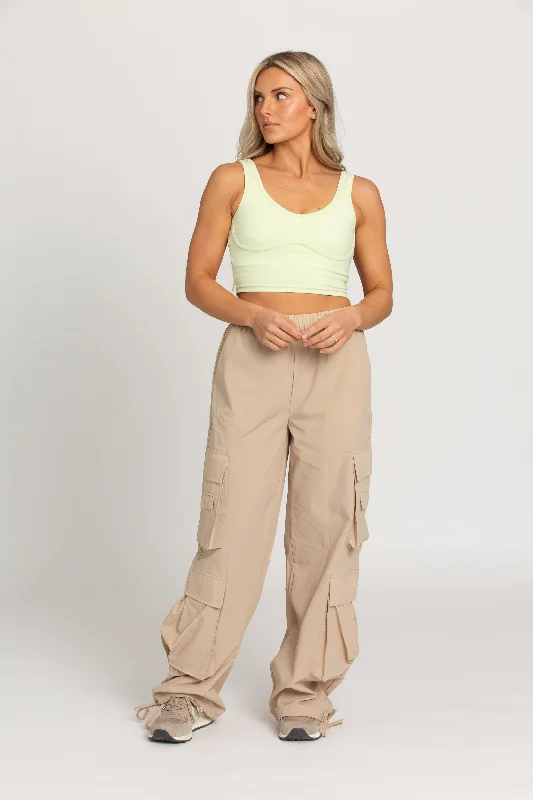 Desert Sand Parachute Pants