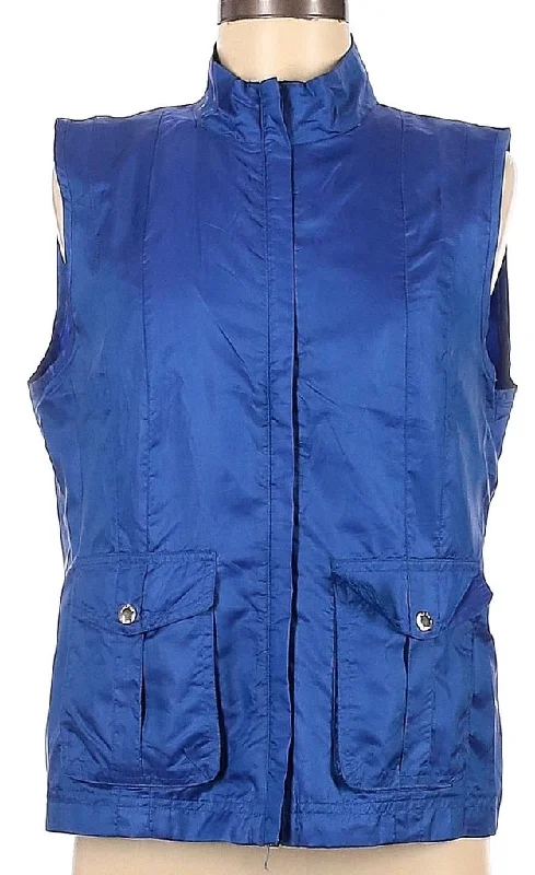 EP Pro Royal Blue Windbreaker Vest Size M