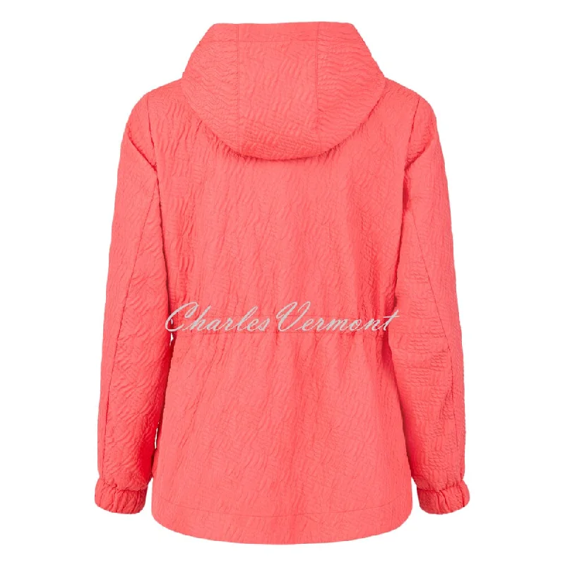 Frandsen Textured Jacket - Style 840-607-33 (Coral)