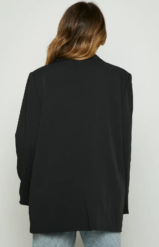 Logan Black Oversized Blazer