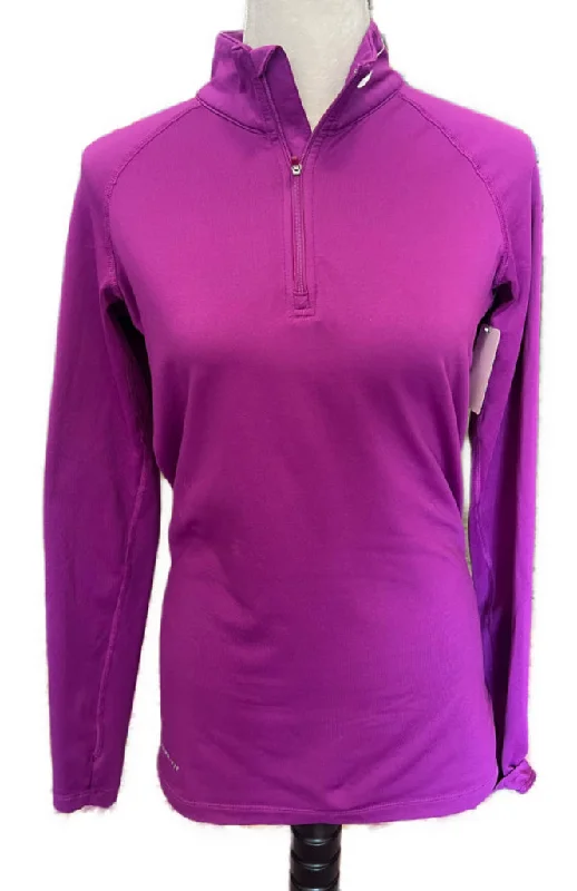 Nike Pro Combat Purple Zip Pullover Size M. MSP$70