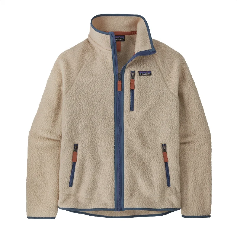 Patagonia - Giacca in pile Retro Fleece Dark Natural Utility Blue - 22801 - DARK/NATURAL/W/UTILITY/BLUE