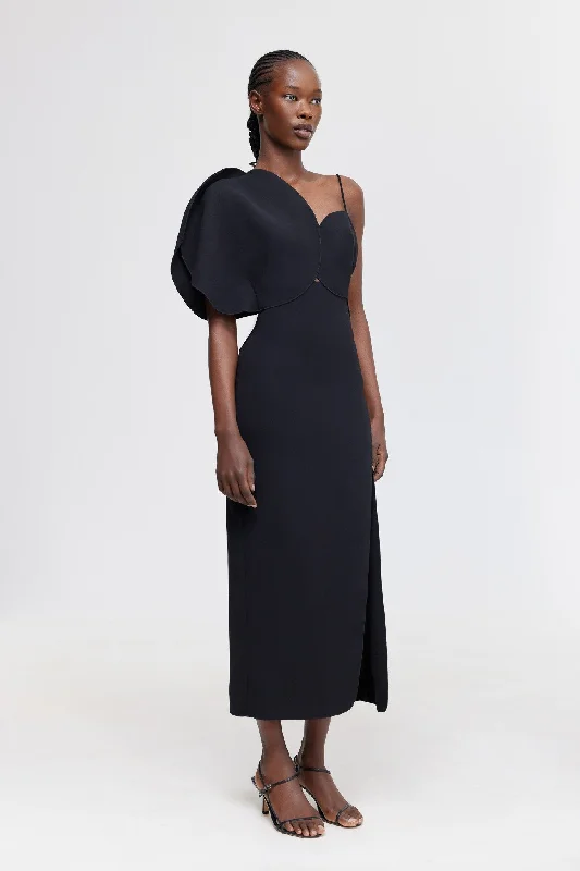 ALLISTER COLUMN MIDI DRESS