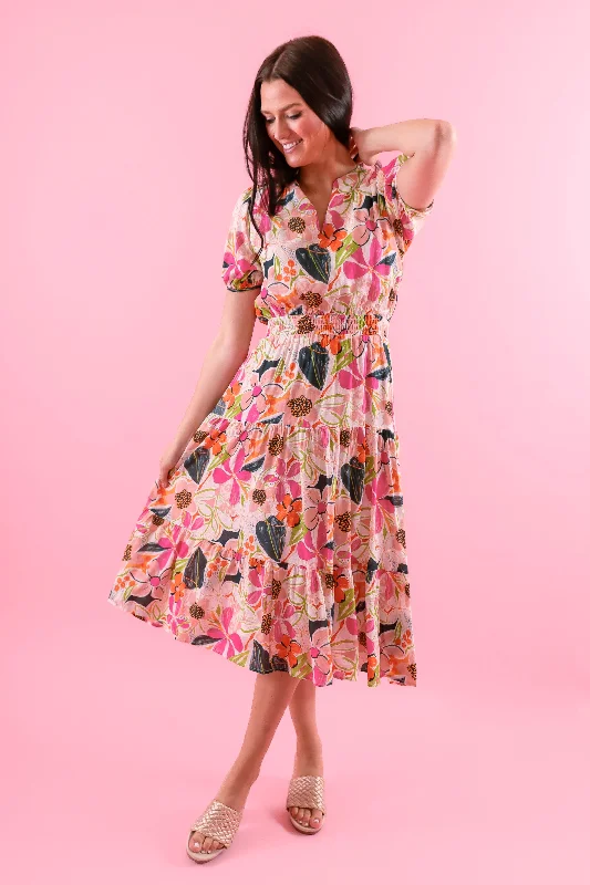 Cherish The Memory Midi Dress