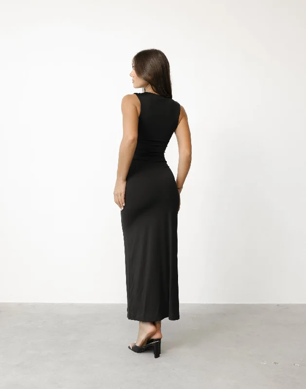 Dekota Maxi Dress (Black)