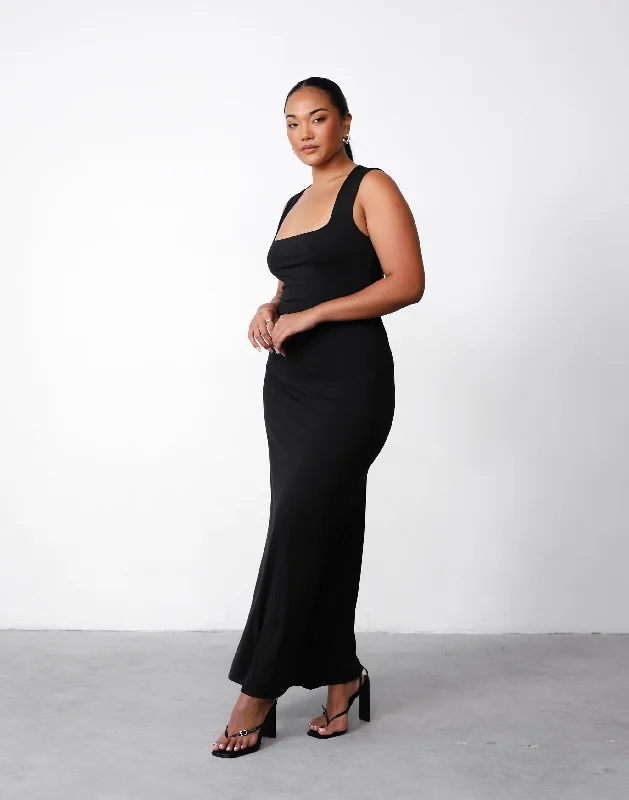 Dekota Maxi Dress (Black)