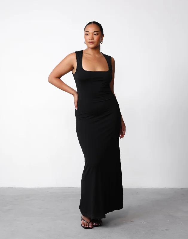 Dekota Maxi Dress (Black)