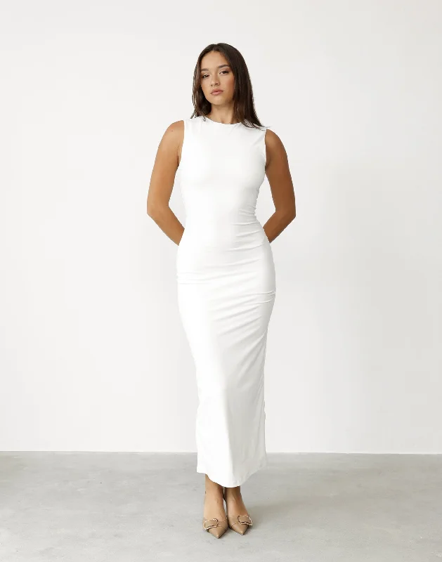 Fable Maxi Dress (White)