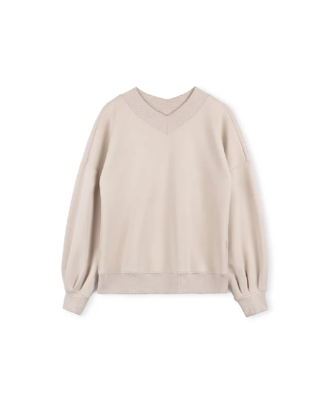 Aura Stretch Jersey Oversized Sweater