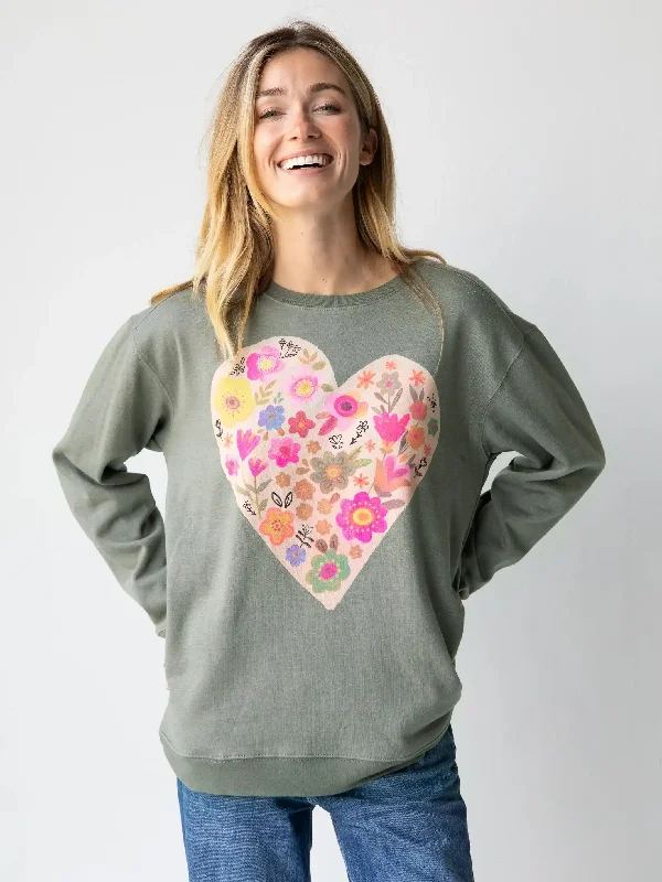 Comfy Pocket Sweatshirt - Heart