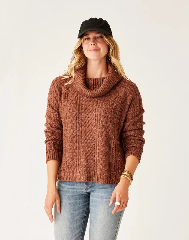 Field Sweater: Chocolate Heather