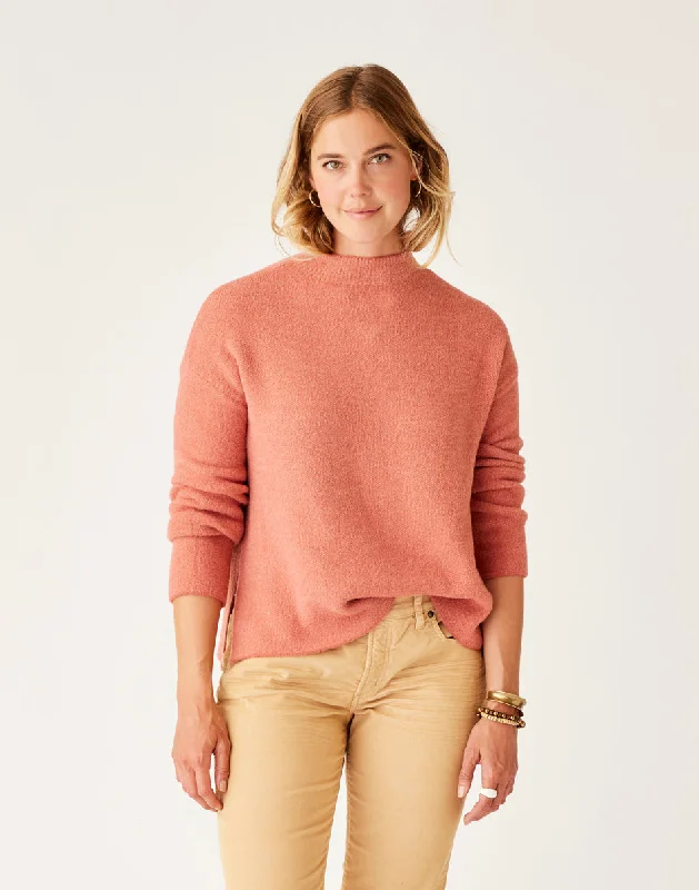 Olivia Plush Sweater: Henna Heather