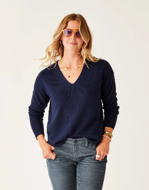 Zella Merino Sweater: Navy