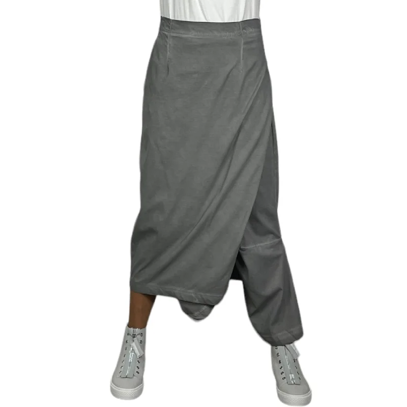 LONG SLIM TWILL SKIRT/PANT