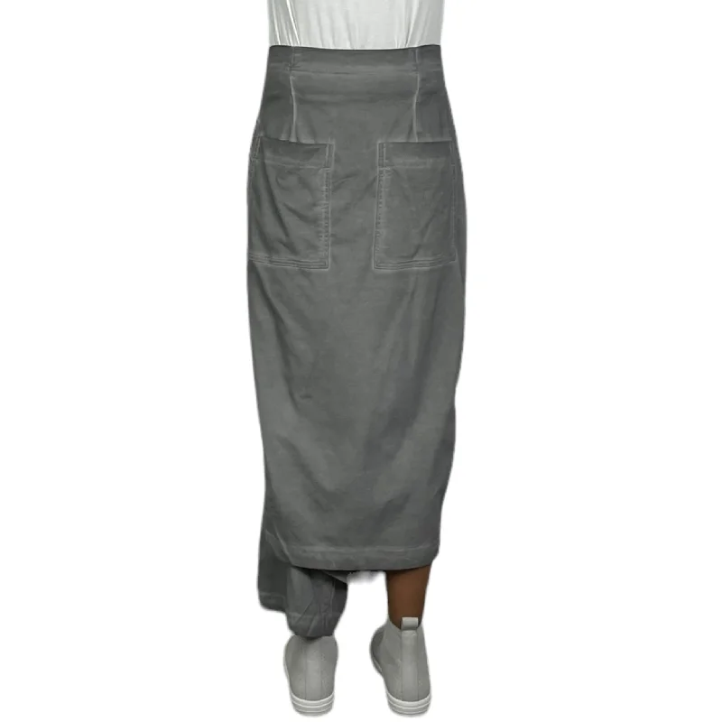 LONG SLIM TWILL SKIRT/PANT