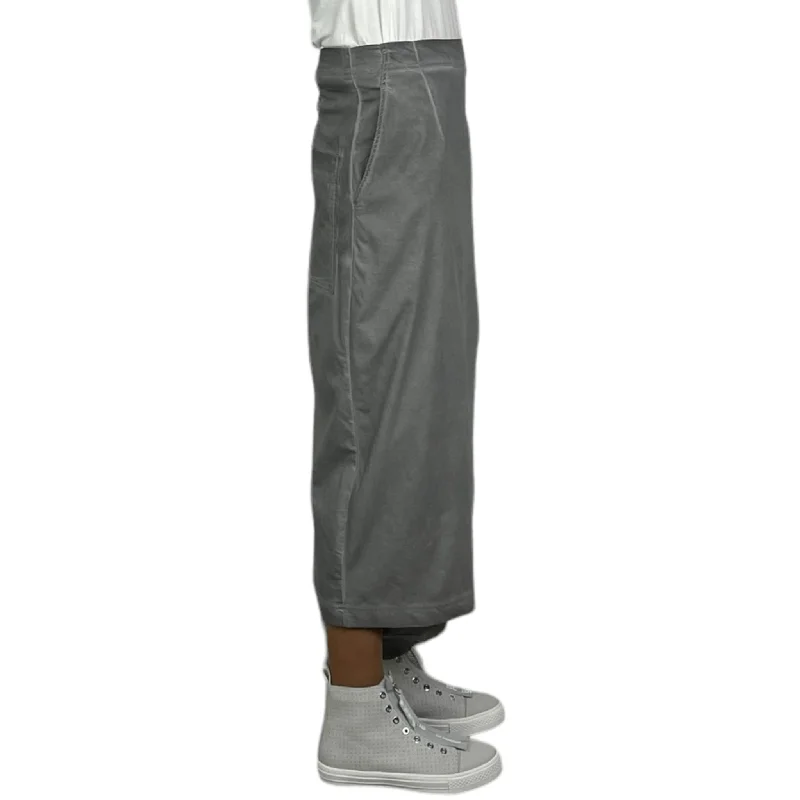 LONG SLIM TWILL SKIRT/PANT