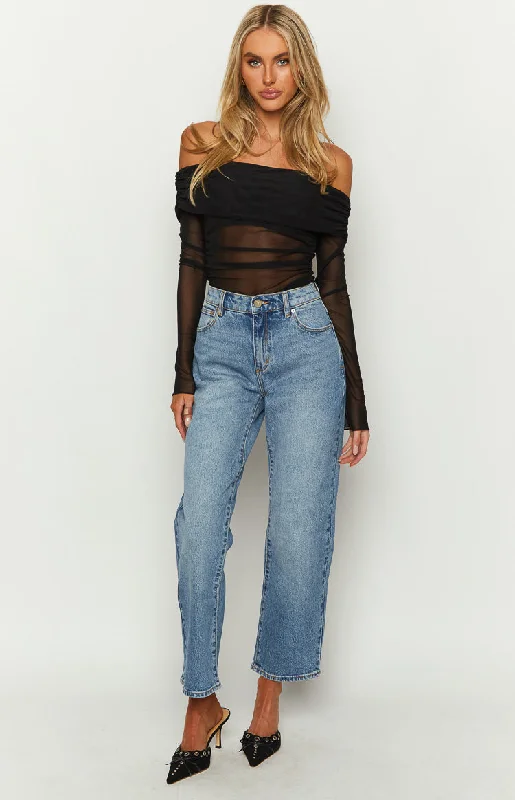 ABRAND 95 Mid Straight Crop Felicia Jeans