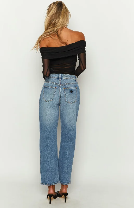 ABRAND 95 Mid Straight Crop Felicia Jeans