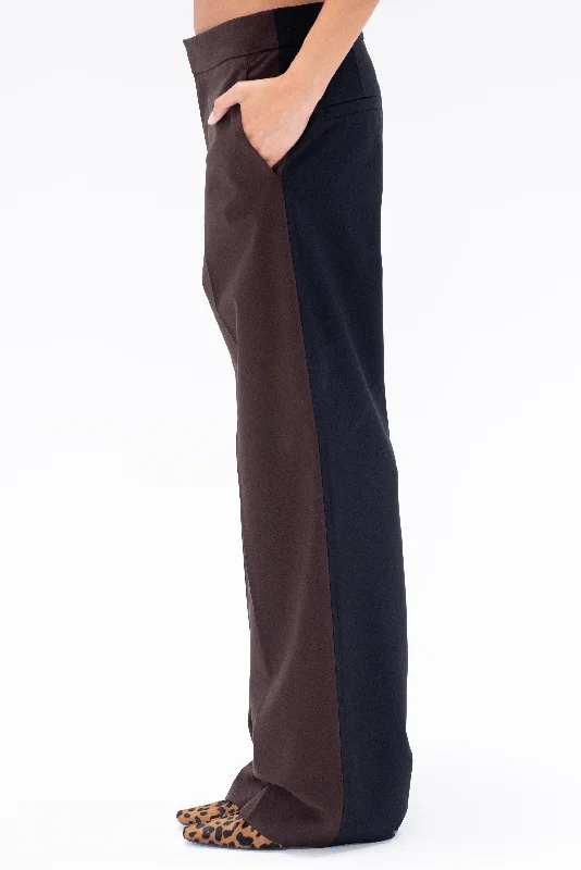 Pants, Burgundy Oak & Black