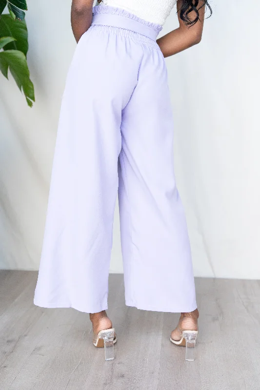 High Rise Palazzo Pants