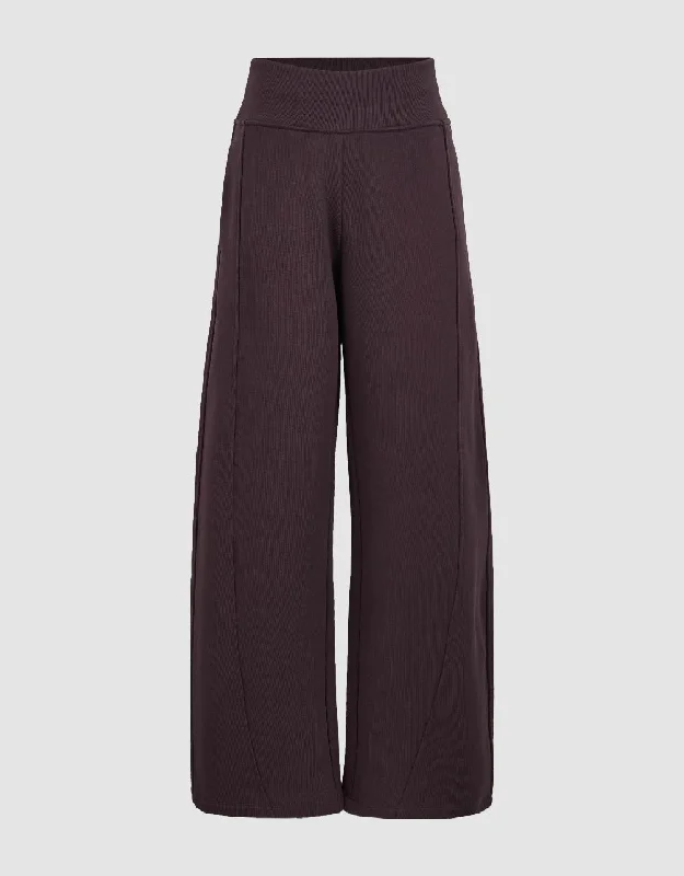 Knitted Wide-Leg Pants