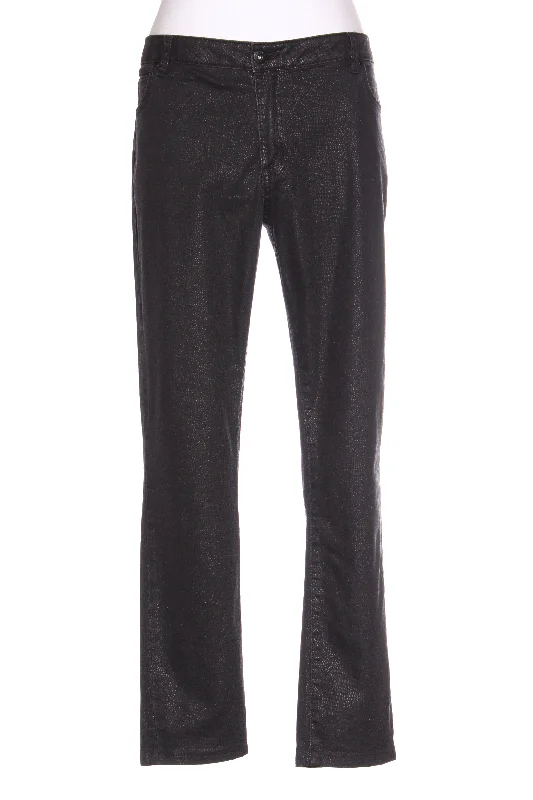 MAX - Snakeskin print black jeans! 16