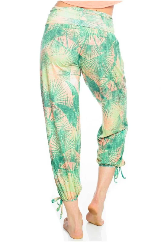 Onzie Hot Yoga Gypsy Pants 212 Retro Palm