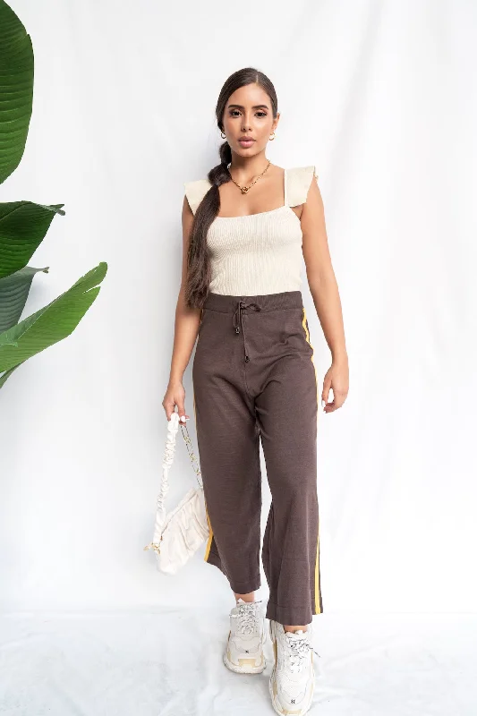 Knitted Wide Leg Trousers