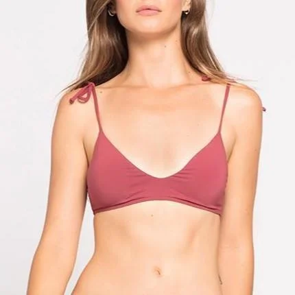 Daisy Bikini Top (Currant)