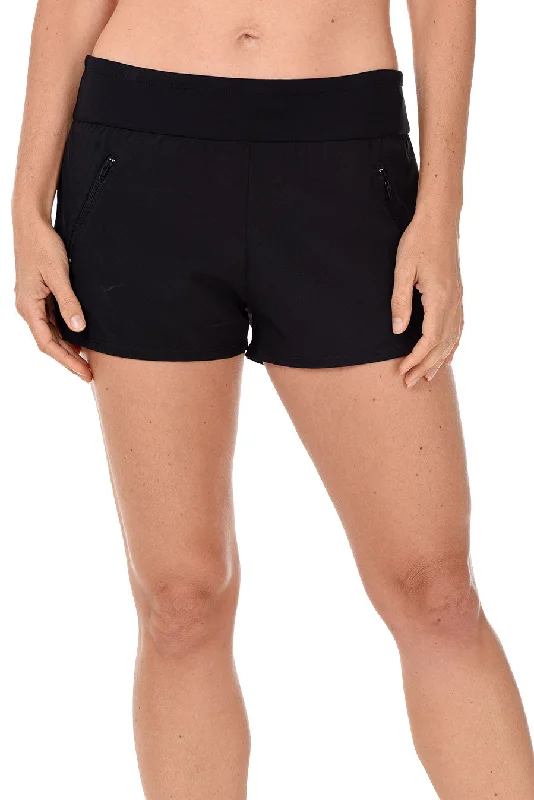 Stretch Woven Beach Short