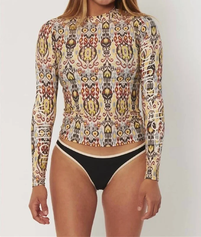 Ikat Sandbar Rashguard In Pina