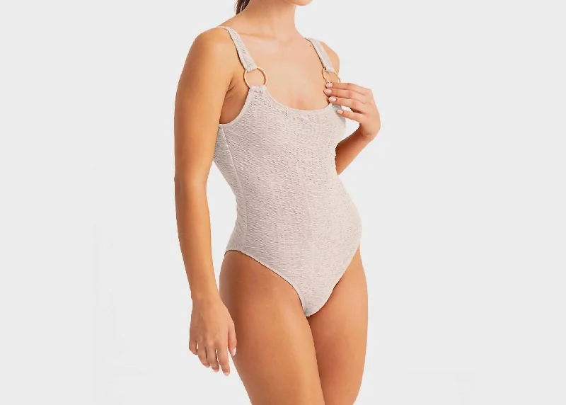 Sonic Smock Swimsuit In White