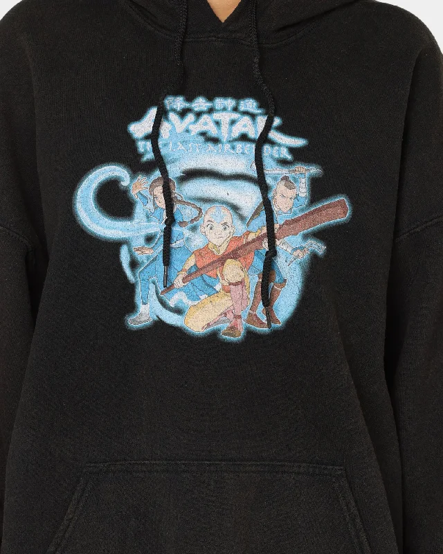 Goat Crew X Avatar: Gaang Vintage Hoodie Washed Black