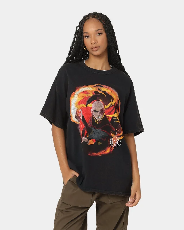 Goat Crew x Avatar: The Last Airbender Fire Elements Vintage T-Shirt Black Wash