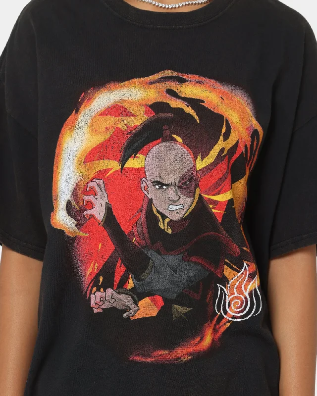 Goat Crew x Avatar: The Last Airbender Fire Elements Vintage T-Shirt Black Wash