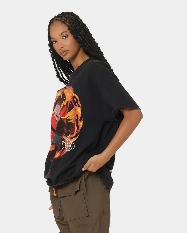 Goat Crew x Avatar: The Last Airbender Fire Elements Vintage T-Shirt Black Wash