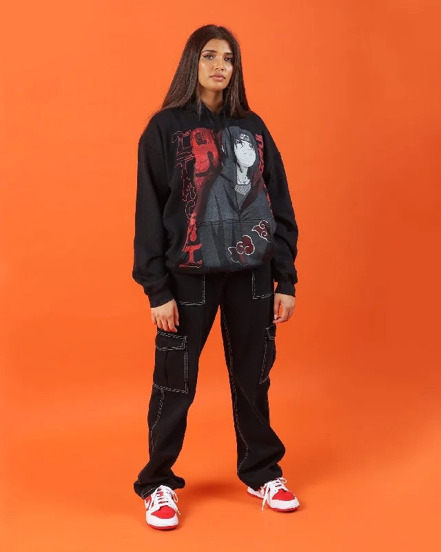 Goat Crew X Naruto Itachi Hoodie Black