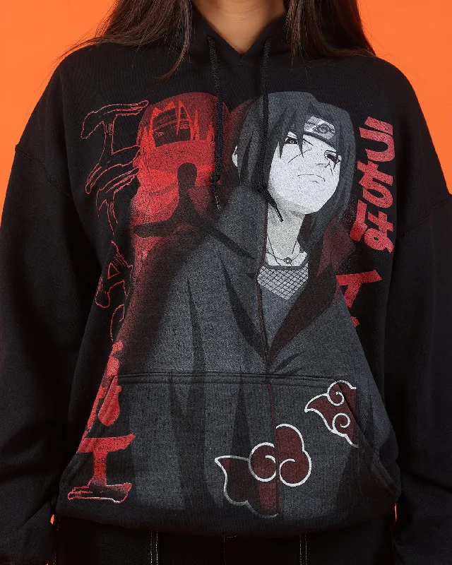 Goat Crew X Naruto Itachi Hoodie Black