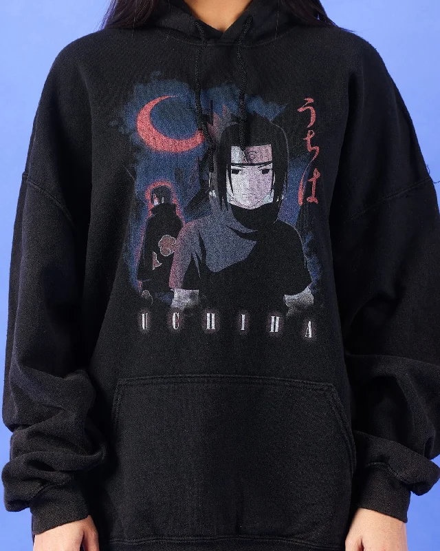 Goat Crew X Naruto Uchiha Vintage Hoodie Black Wash