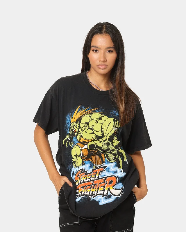 Goat Crew X Street Fighter Blanka Vintage T-Shirt Black Wash