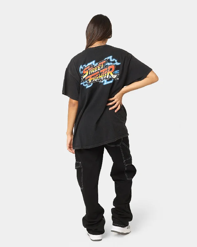 Goat Crew X Street Fighter Blanka Vintage T-Shirt Black Wash