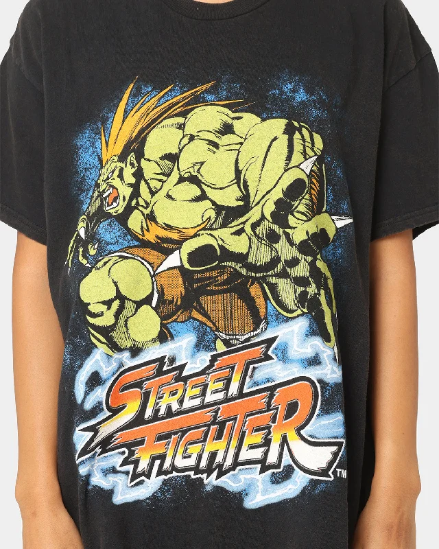 Goat Crew X Street Fighter Blanka Vintage T-Shirt Black Wash