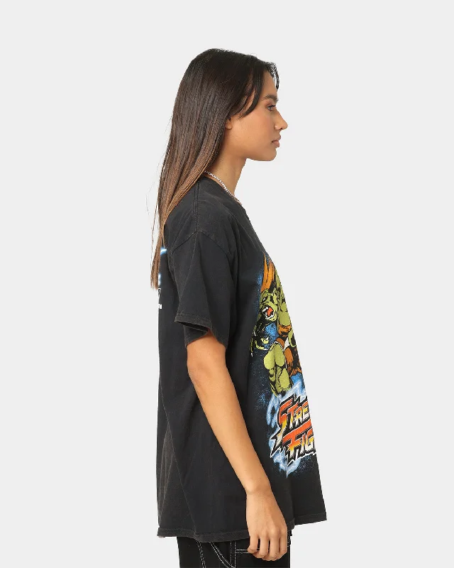 Goat Crew X Street Fighter Blanka Vintage T-Shirt Black Wash