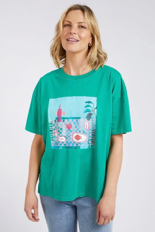 Elm Island In The Sun Tee - Goodness Green