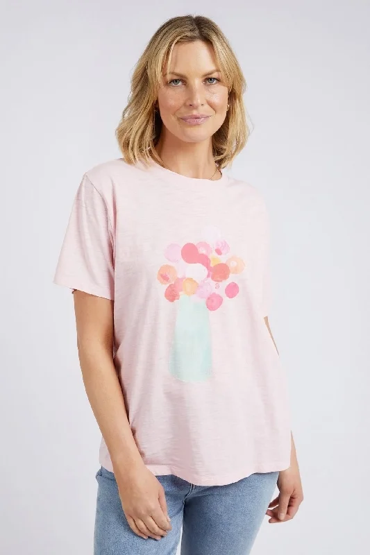 Elm Janey Floral Tee - Splendid Pink