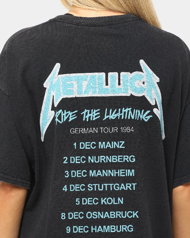 Metallica Ride the Lightning Vintage Tee Washed Black