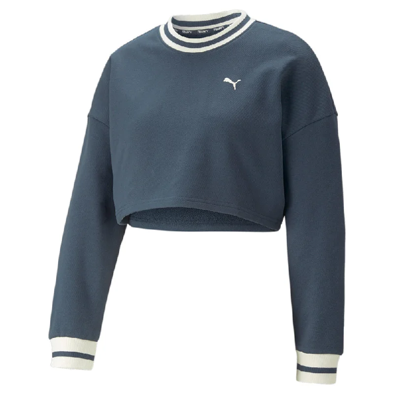 OA X Cropped Crew Neck Sweatshirt