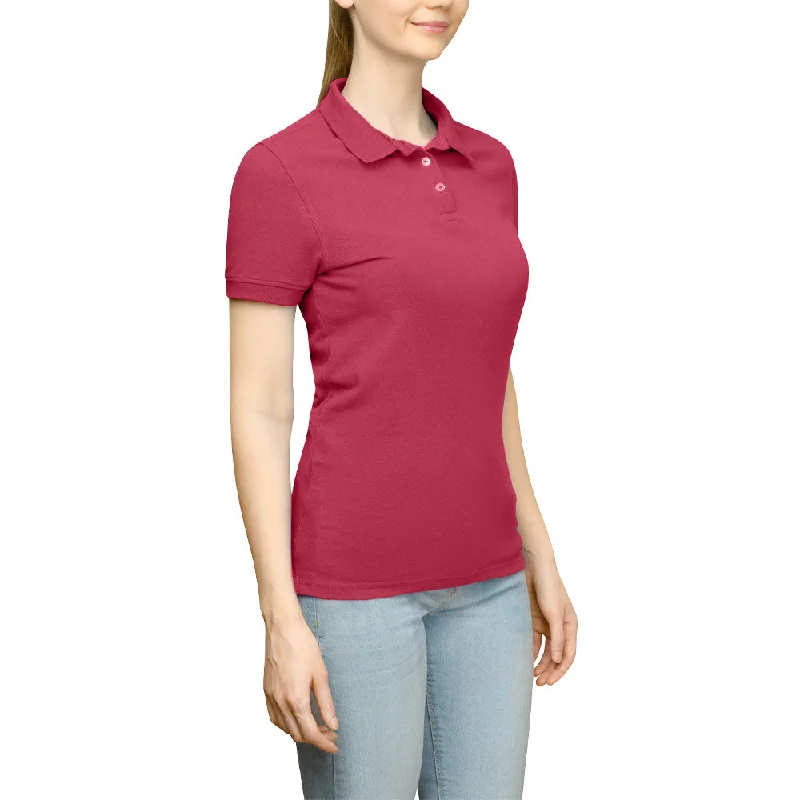 Solid Jersey Short Sleeve Polo Shirt